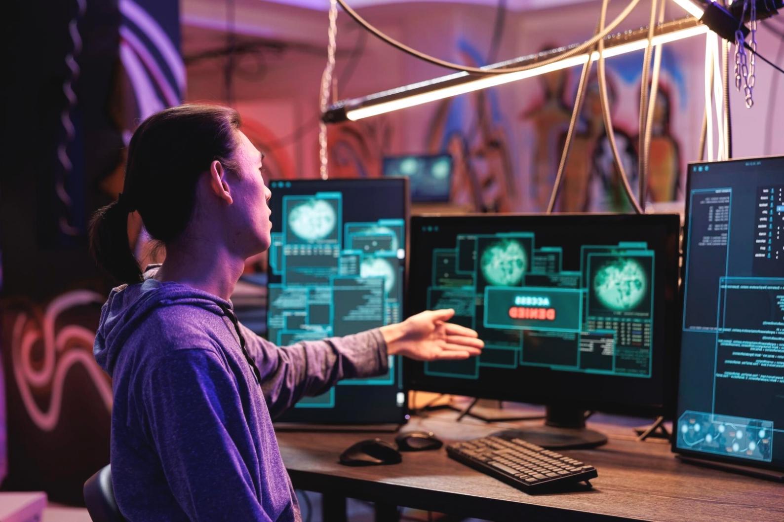 Technical integration workspace showing system connections